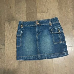 Vintage denim skirt